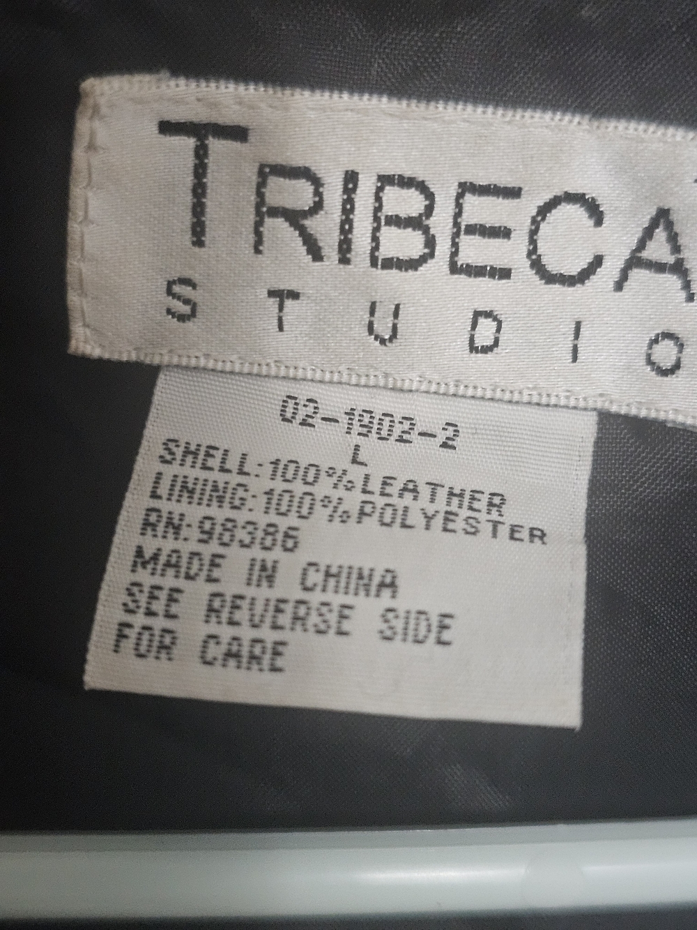 Tribeca Studio Women's Black Leather Jacket